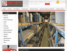 Tablet Screenshot of bullseyeindustrialsales.com